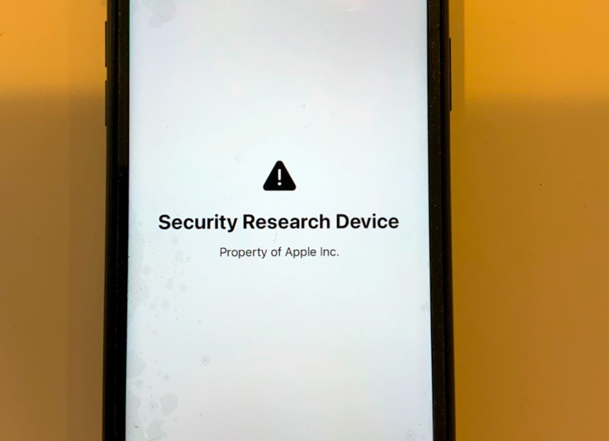 Here is Apple's official 'jailbroken' iPhone for security researchers