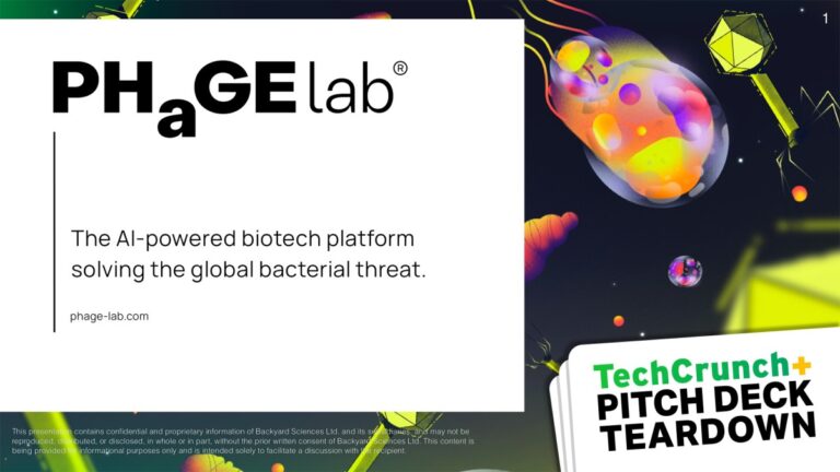 Sample Series A pitch deck: PhageLab's $11M deck