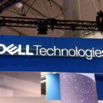 A view of the logo of the American company Dell at the Mobile World Congress 2024. (Photo by Ramon Costa/SOPA Images/LightRocket via Getty Images)