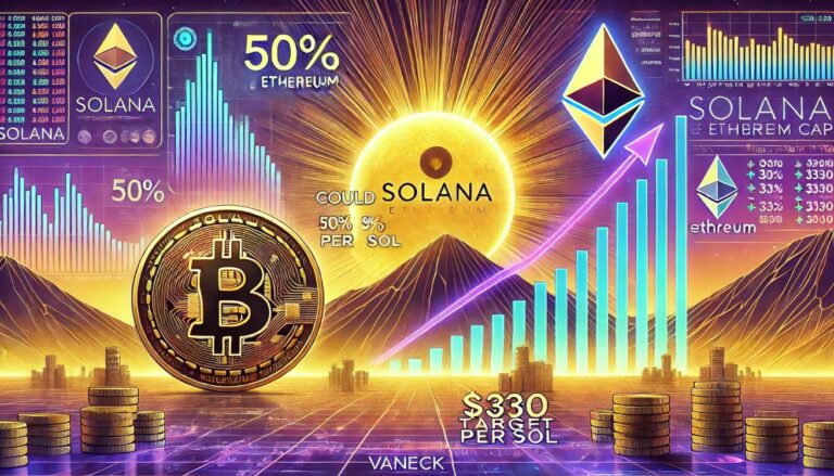 VanEck Predicts Solana Could Reach 50% Of Ethereum's Market Cap, Targeting $330 Per SOL